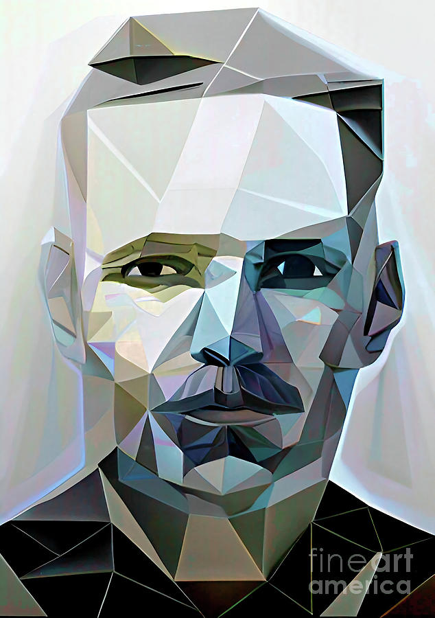 Criminal Fred William Bowerman geometric portrait - FBI#46 Digital Art by Christina Fairhead Art and Merch Criminal Fred William Bowerman geometric portrait - FBI#46 Digital Art by Christina Fairhead Art and Merch