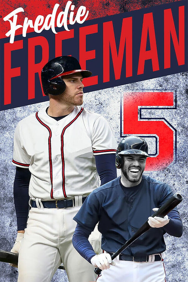 Freddie Freeman 5 Digital Art by Lucas Miller | Pixels