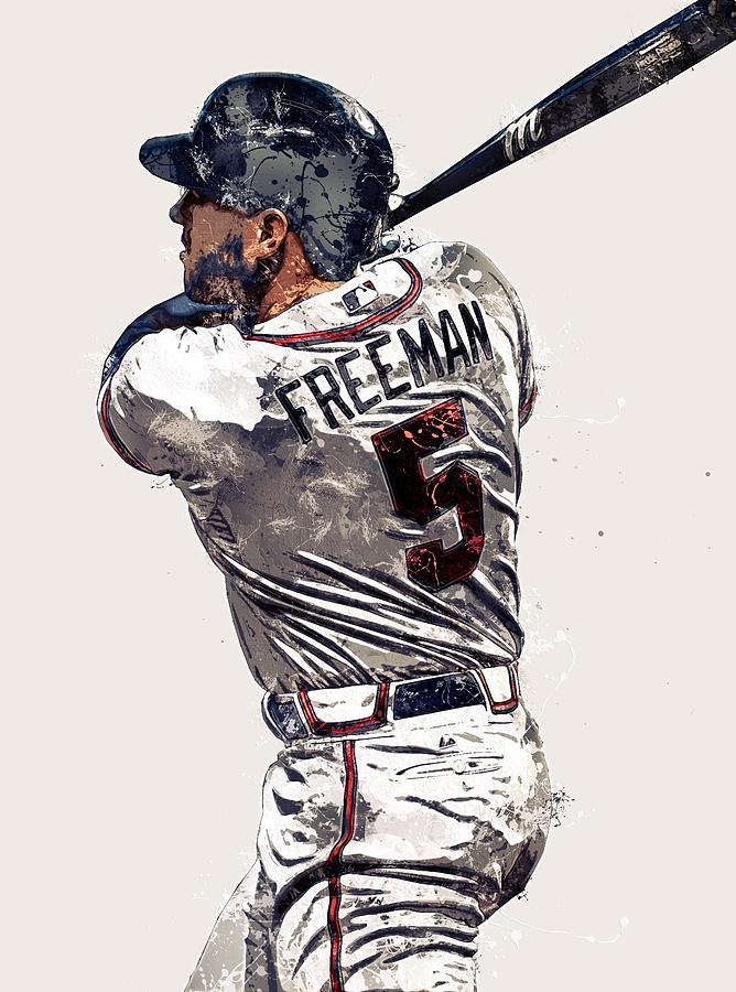 Freddie Freeman Digital Art by Emiliano Patterson - Fine Art America