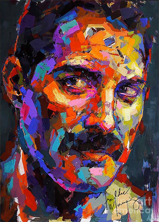 Freddie Mercury Art Digital Art by Leah Heaton - Fine Art America