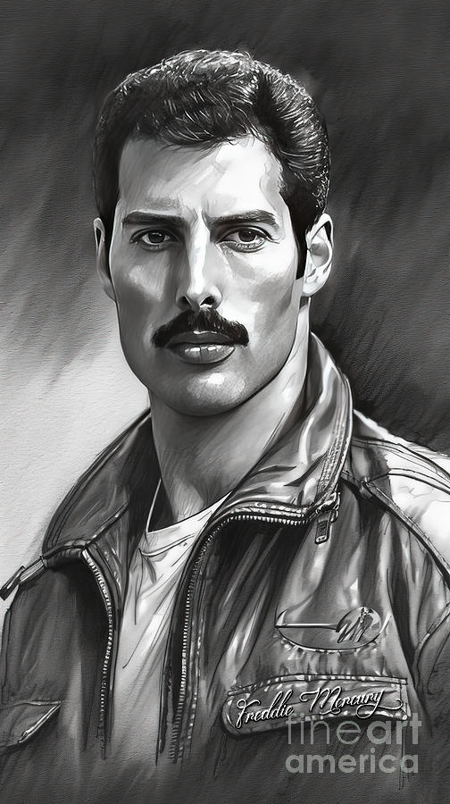 Freddie Mercury Digital Art by Carlos Diaz
