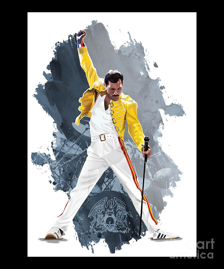 Freddie Mercury Digital Artwork Digital Art by Rocking The Things ...