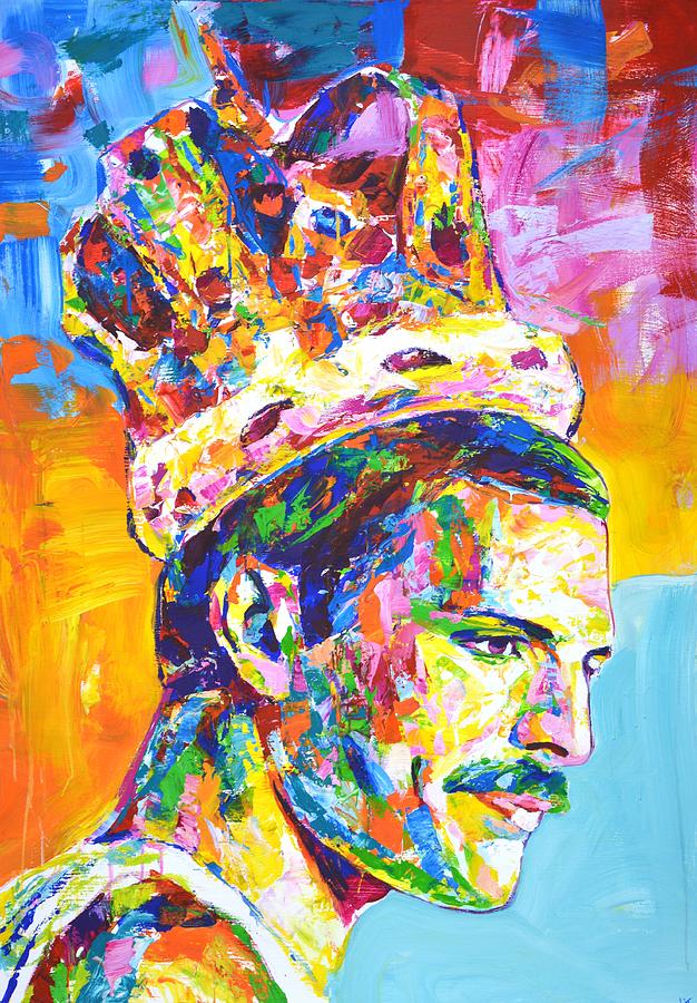 Freddie Mercury Painting by Iryna Kastsova