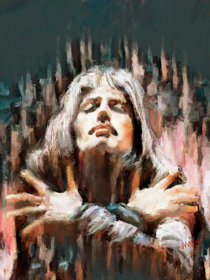 Freddie Mercury Painting by James Shepherd