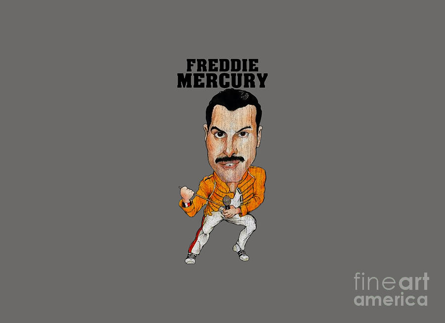 Freddie Mercury Digital Art By John J Christian Fine Art America 0865