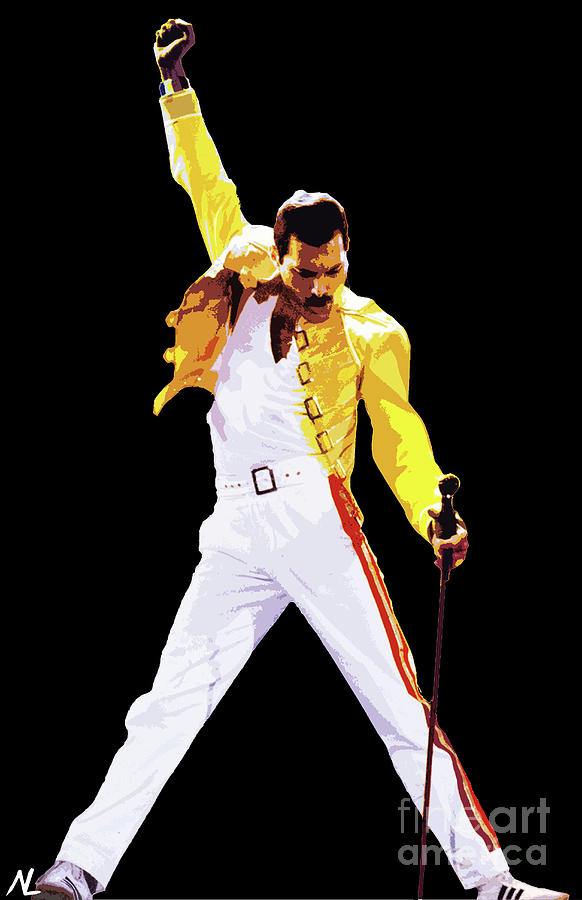 Freddie Mercury Digital Art by Nick Lopez | Fine Art America