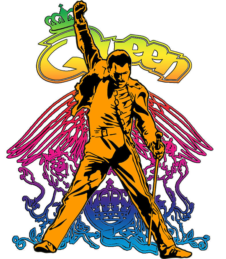 Freddie Mercury PNG transparent background Digital Art by Scott Mendell ...