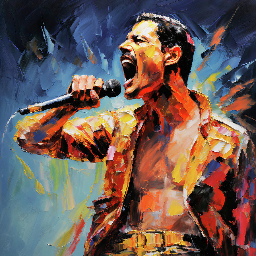 Freddie Mercury Digital Art by Imagine ART