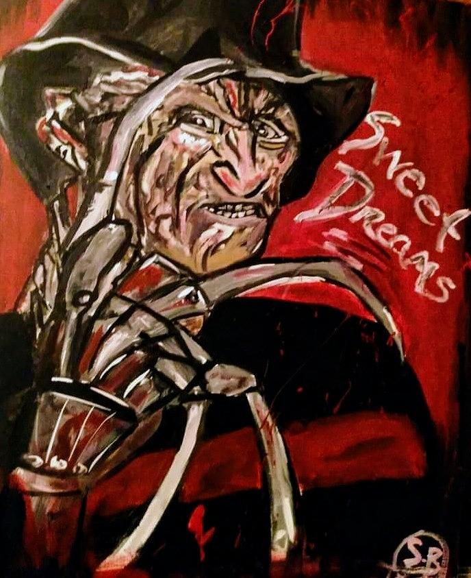 Freddy Krueger Painting by Shemika Bussey