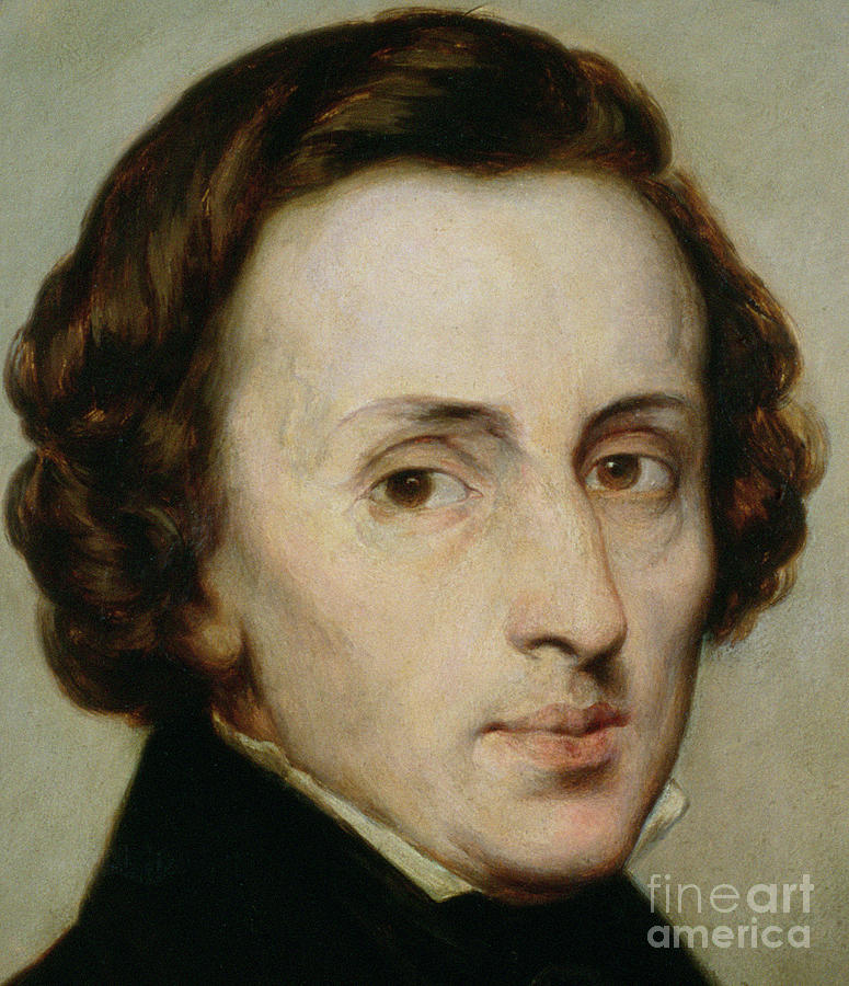 Frederic Chopin by Ary Scheffer Painting by Stanislas Stattler