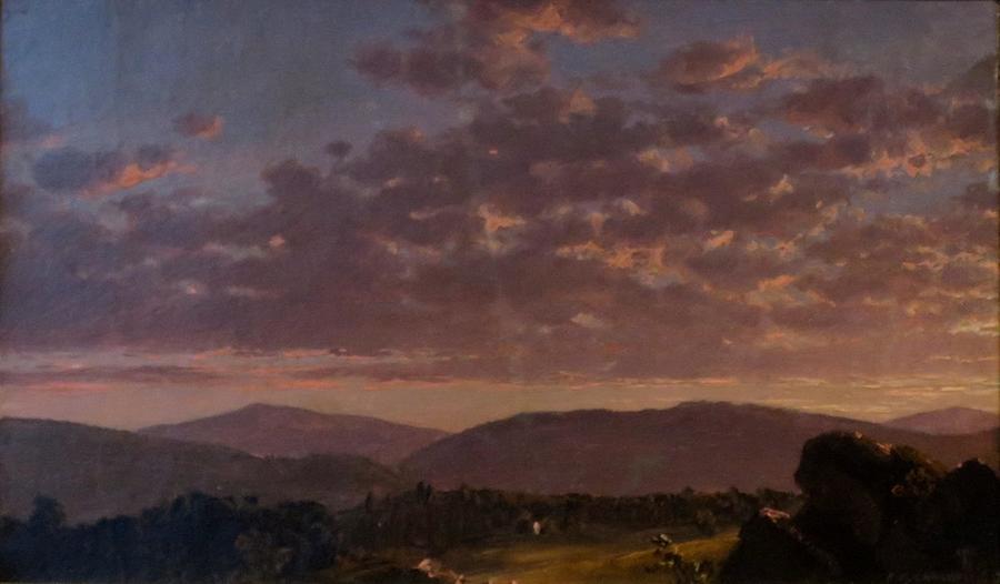 Frederic Edwin Church - Twilight in the Catskills Painting by Les ...