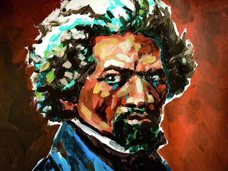 Frederick Douglass Painting by Joel Tesch