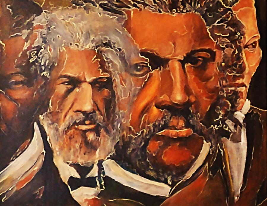 Frederick Douglass Painting by John Edwe