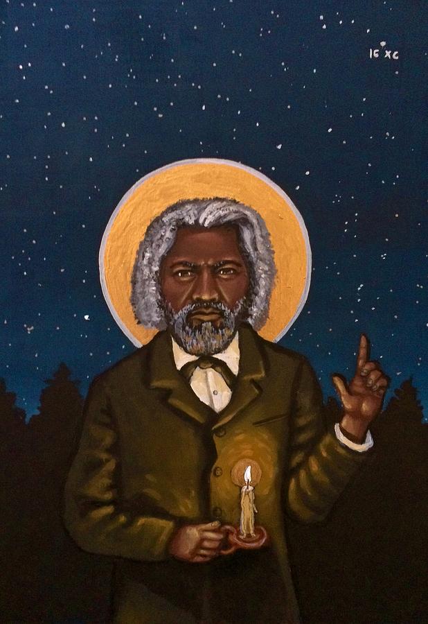 Frederick Douglass Painting by Kelly Latimore