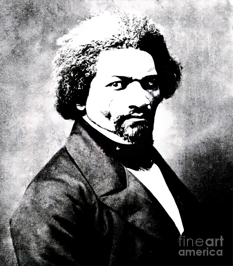 Frederick Douglass v1b Painting by Moore Bruce - Fine Art America