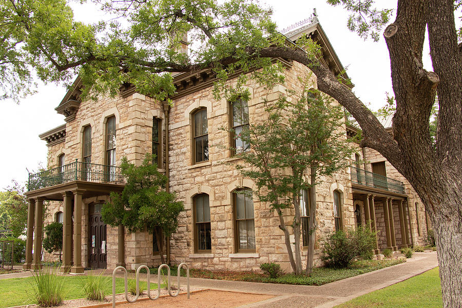 Fredericksburg Public Library Photograph by Linda Buckman Fine Art