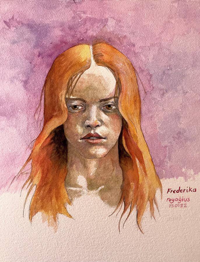 Frederika Painting by Ray Agius