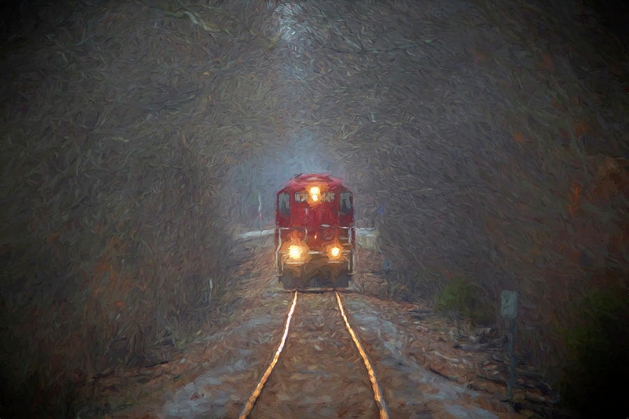 Fredonia Valley Railroad 1605 Digital Art Photograph by Jim Pearson