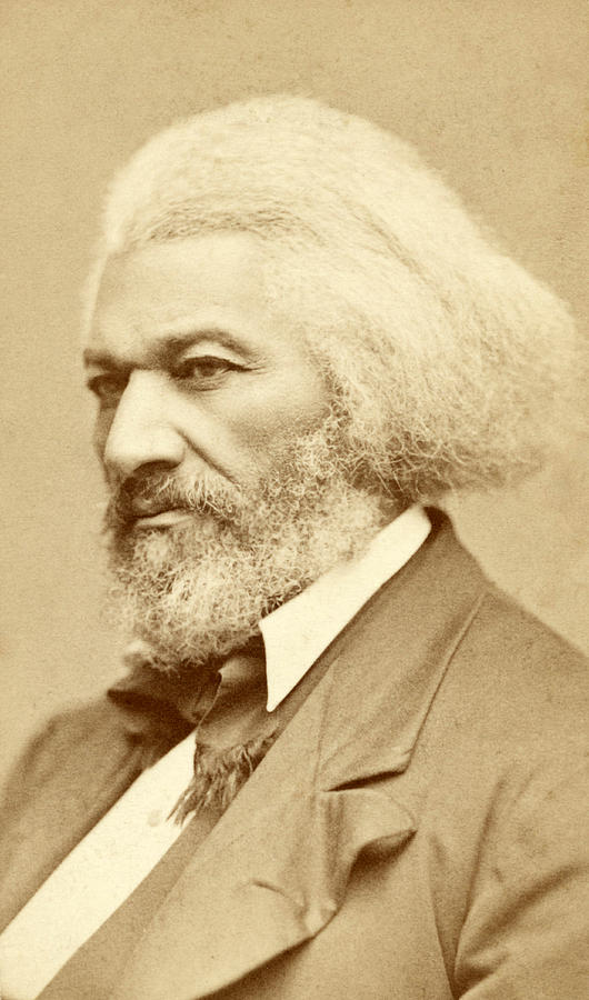 Frederick Photograph - Frederick Douglass - Sepia by David Hinds
