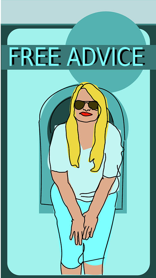 Free Advice Digital Art by Debra Baldwin