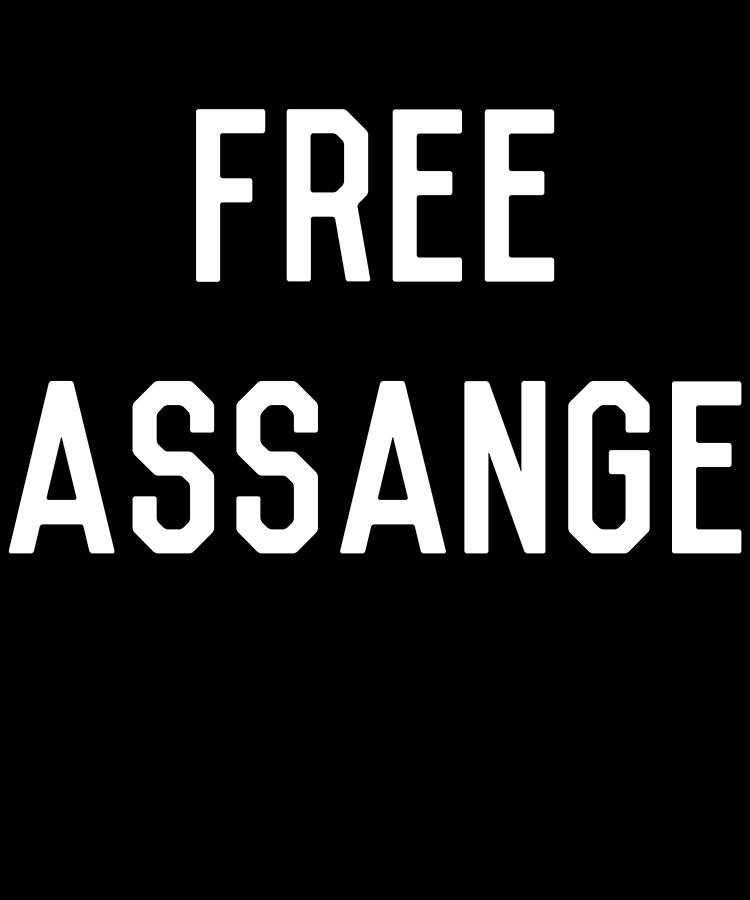Free Assange Digital Art by Flippin Sweet Gear
