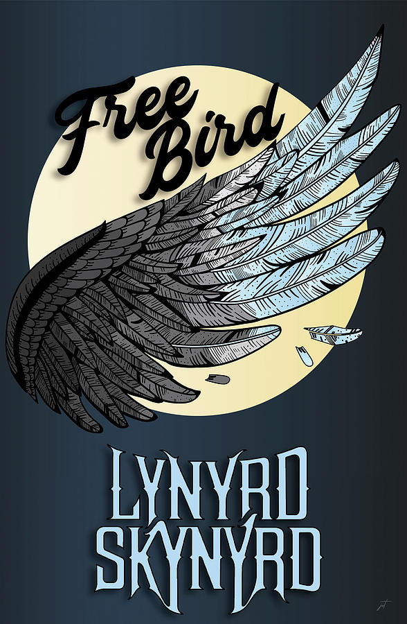 Free Bird Song Art Print Digital Art by Ink Well