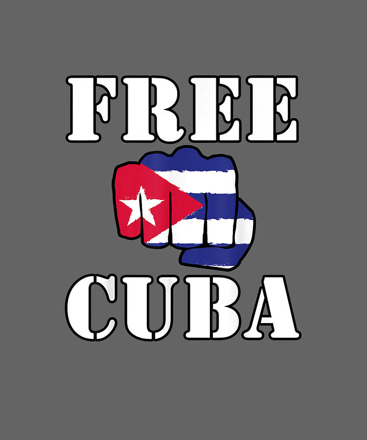 Free Cuba Cuban Flag Drawing By Alicia Cosper Fine Art America