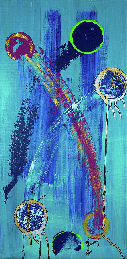 Free Fall 2020-013 Painting by Richard Sean Manning