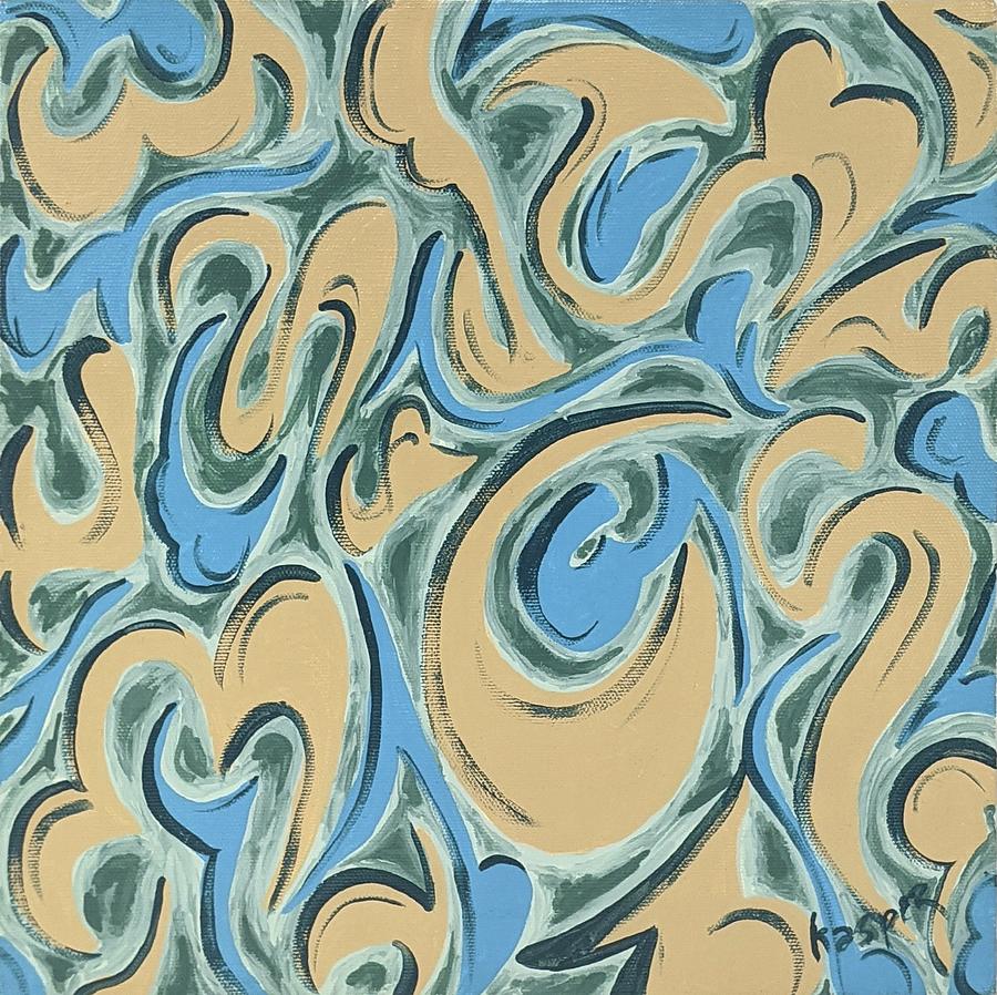 Free Flow Painting by Sarah Kasper Free Flow Painting by Sarah Kasper
