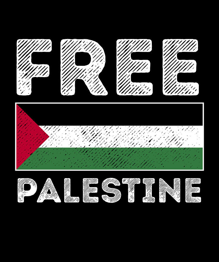 Free Gaza Palestine Flag Arabic Gift Digital Art By P A - Fine Art America