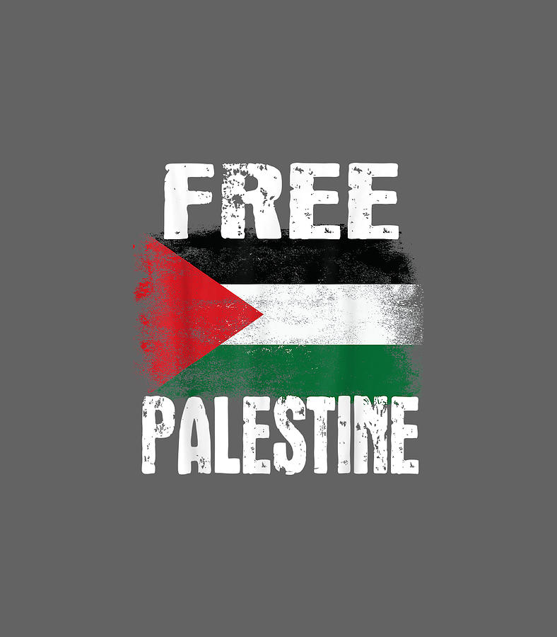 Free Palestine Arabic Big Palestine Flag Free Gaza Digital Art By Logen ...