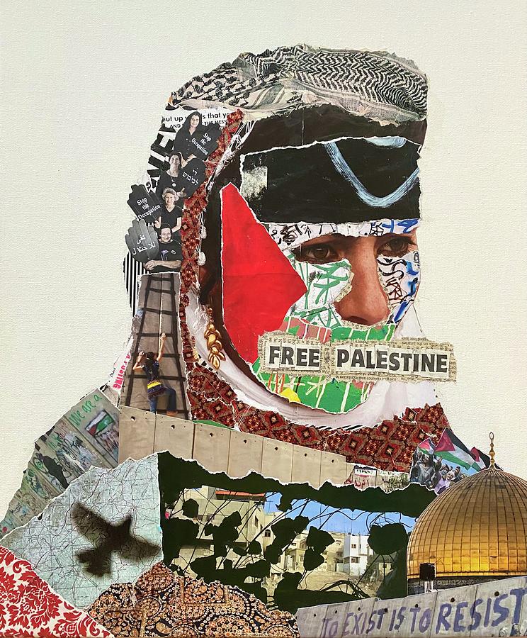 Palestine Mixed Media - Free Palestine by Citizen Raja