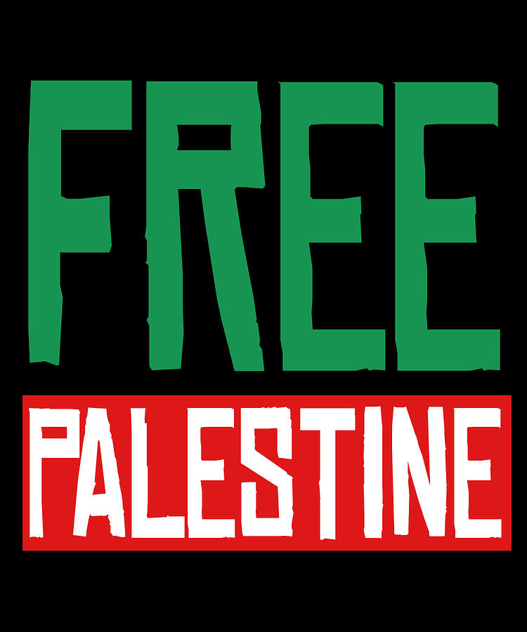 Free Palestine Digital Art by Flippin Sweet Gear
