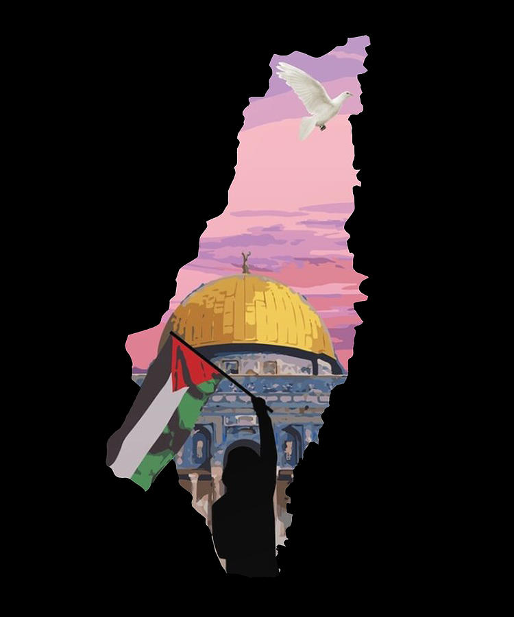 Free Palestine - Peace And Freedom Digital Art by Agus Wahono