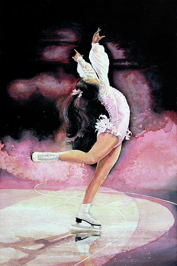 Skating Painting - Free Spirit by Hanne Lore Koehler
