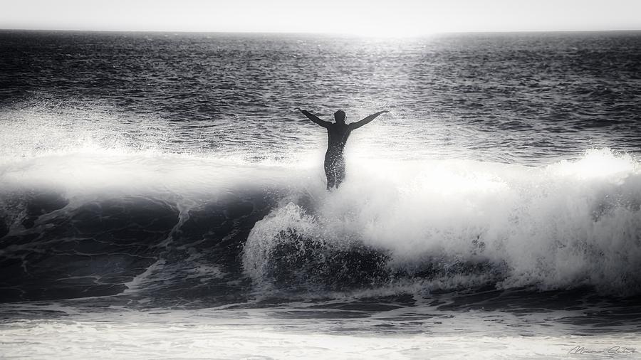 Free Surfer Photograph by Marco Sales