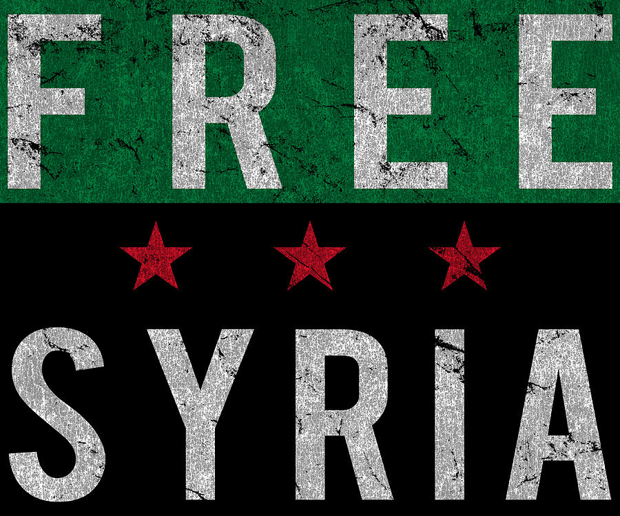 Free Syria Digital Art by Flippin Sweet Gear