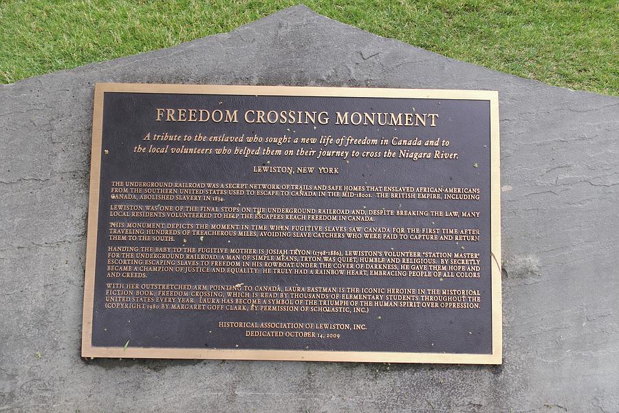 Freedom Crossing Marker Photograph by Arnold Hence Freedom Crossing Marker Photograph by Arnold Hence