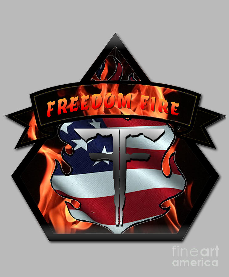 Freedom Fire Digital Art by Bill Richards
