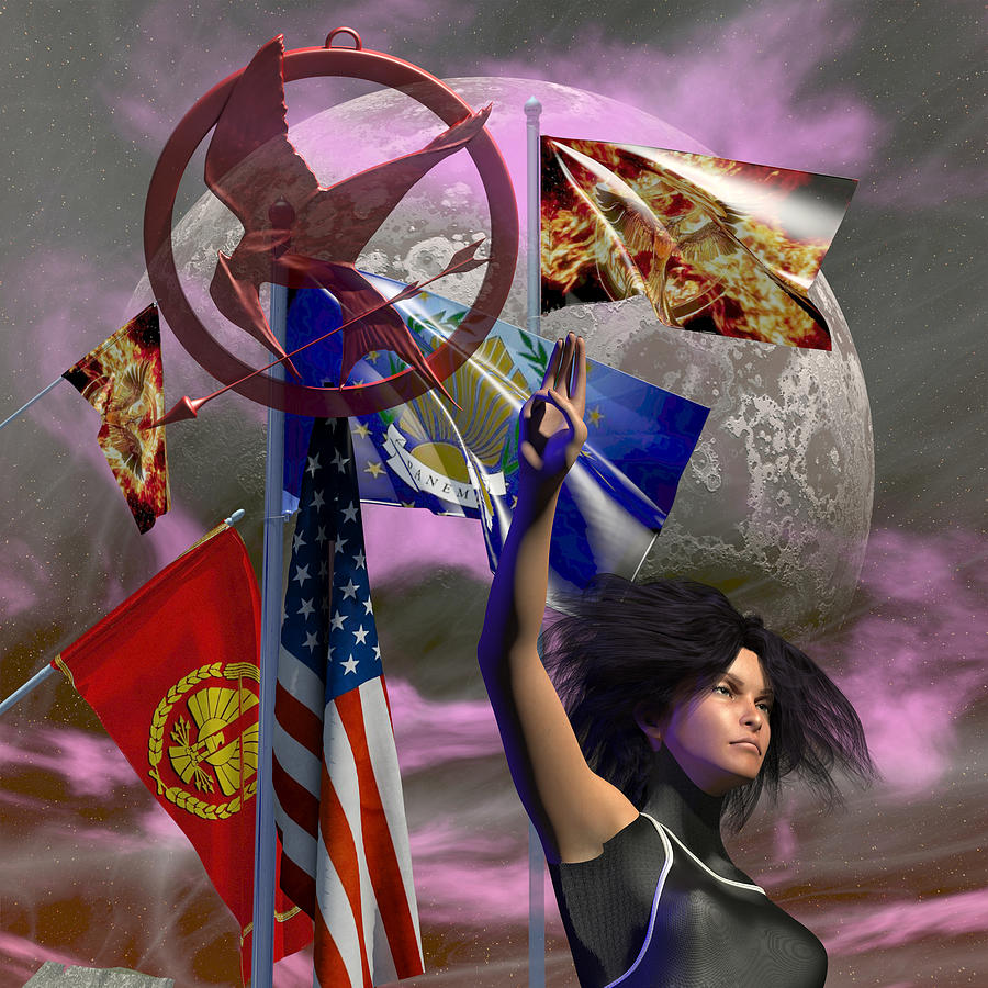 Freedom Flags Digital Art by Richard Hopkinson