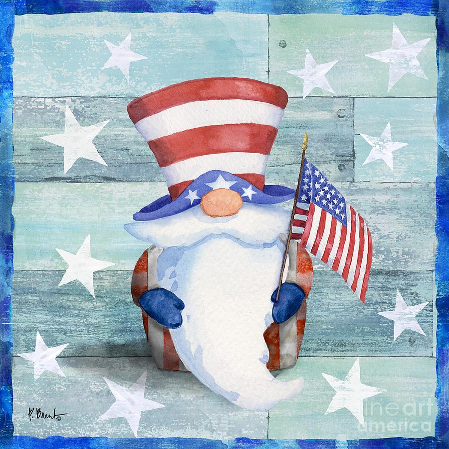 Freedom Gnome I Painting by Paul Brent