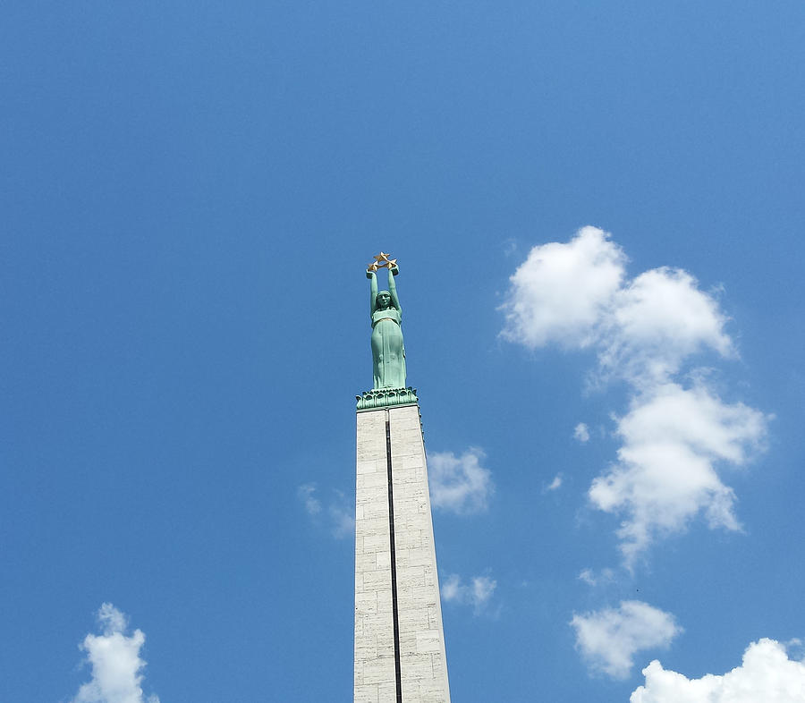 Freedom Monument Riga Latvia Europe Photograph by Joelle Philibert