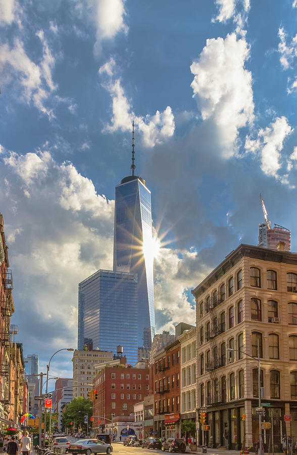 Freedom Tower And The Sun Photograph by Elvira Peretsman