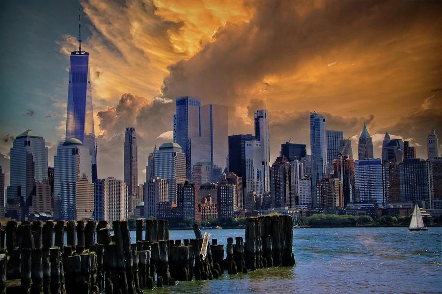 Skyscraper Photograph - Freedom Tower in Manhattan, New York by Geraldine Scull