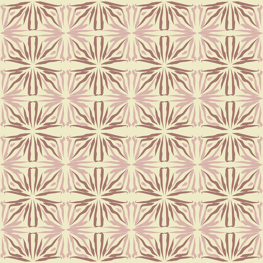 Freehand Floral Pattern - 01 Digital Art