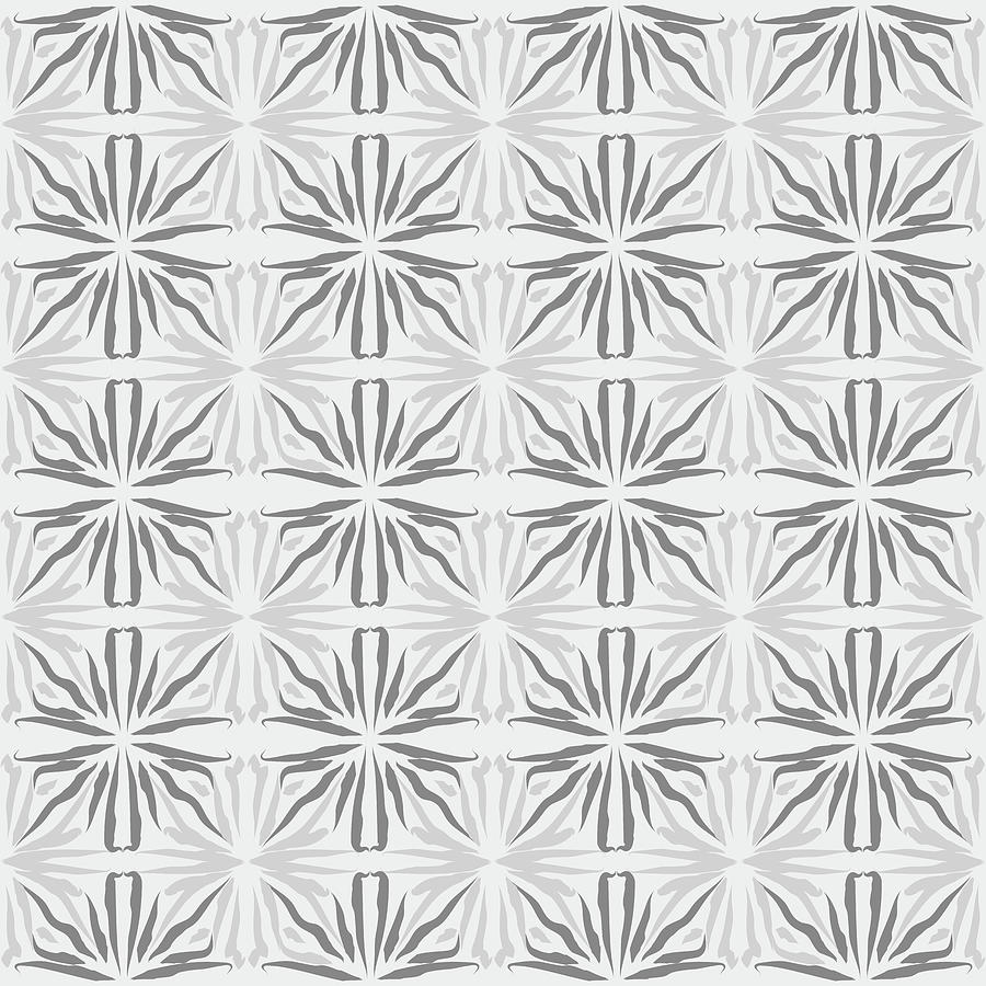 Freehand Floral Pattern - 03 Digital Art
