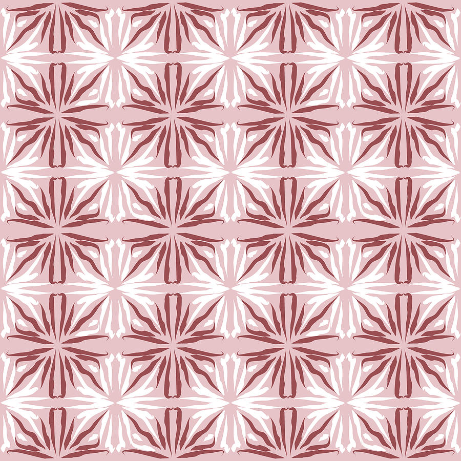Freehand Floral Pattern - 04 Digital Art