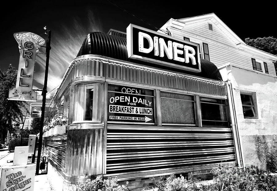 Architecture Photograph - Freehold Diner New Jersey by John Rizzuto