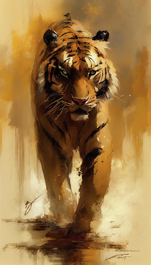 Wildlife Painting - Freeranger by Greg Collins