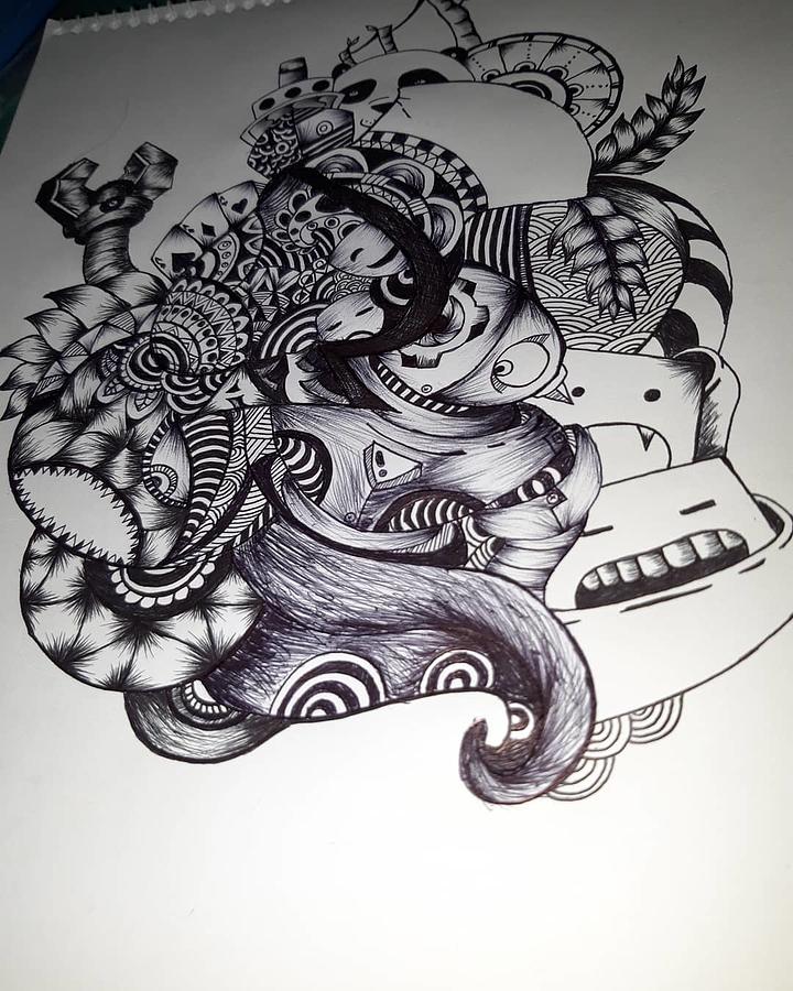 Freestyle Drawing by Aldrin Manguin